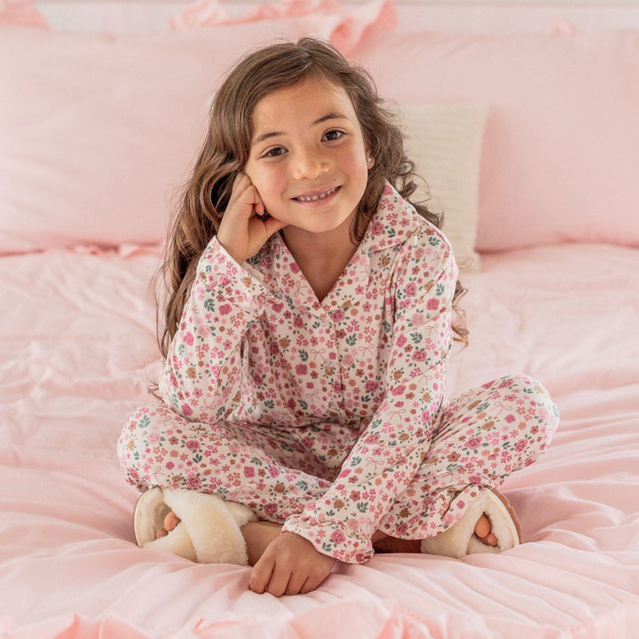 Berry Floral Lounge Set