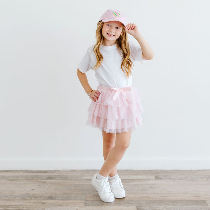 Bow Lace Tiered Tutu Skirt