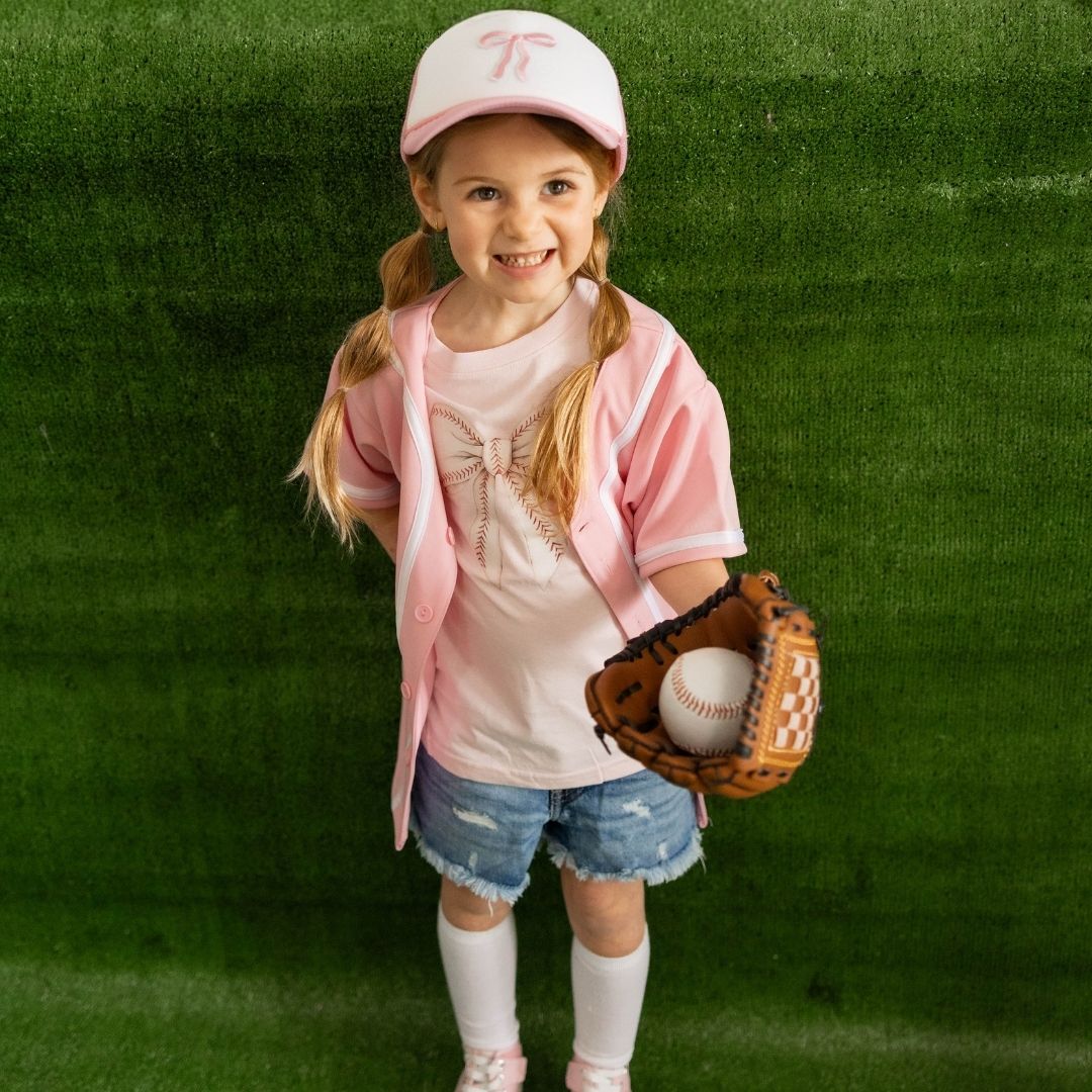 Baseball Bow Patch Trucker Hat Baseball Bow Patch Trucker Hat