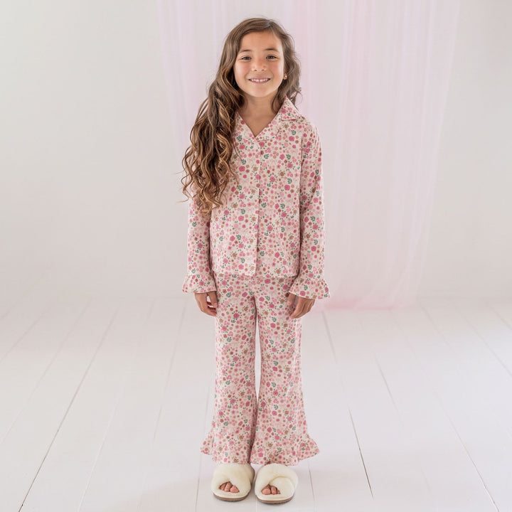Berry Floral Two-Piece Set