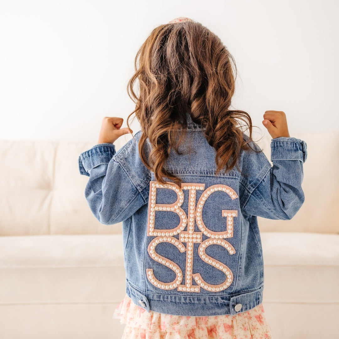 Big Sis Pearl Patch Denim Jacket
