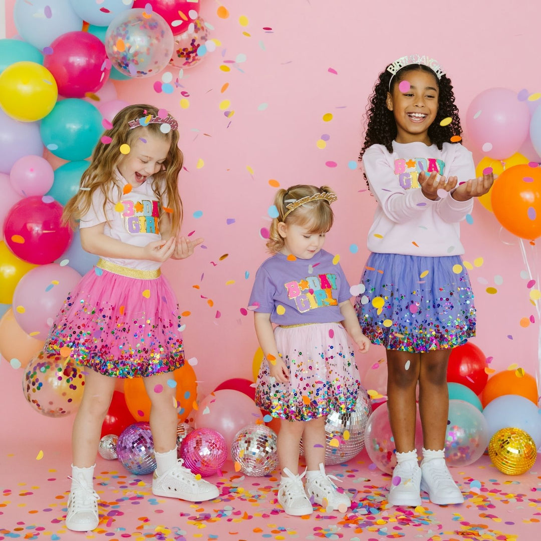 Lavender Confetti Tutu Skirt