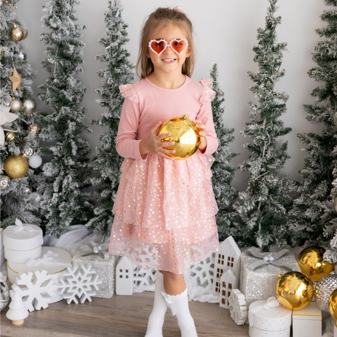 Baby & Toddler Gold Metallic Special Dress Baby & Toddler Gold Metallic Special Dress
