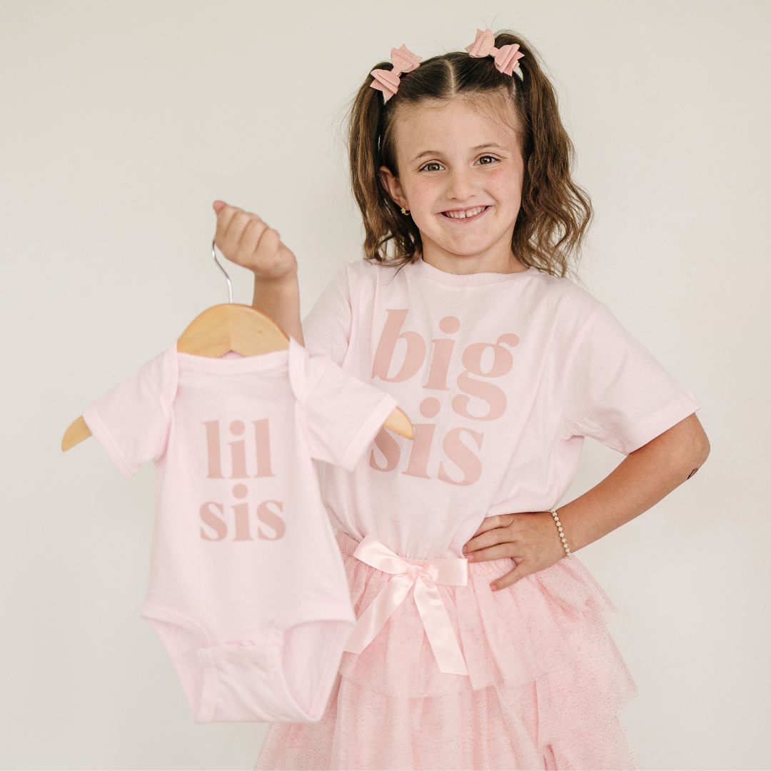Big Sis Short Sleeve T-Shirt - Ballet