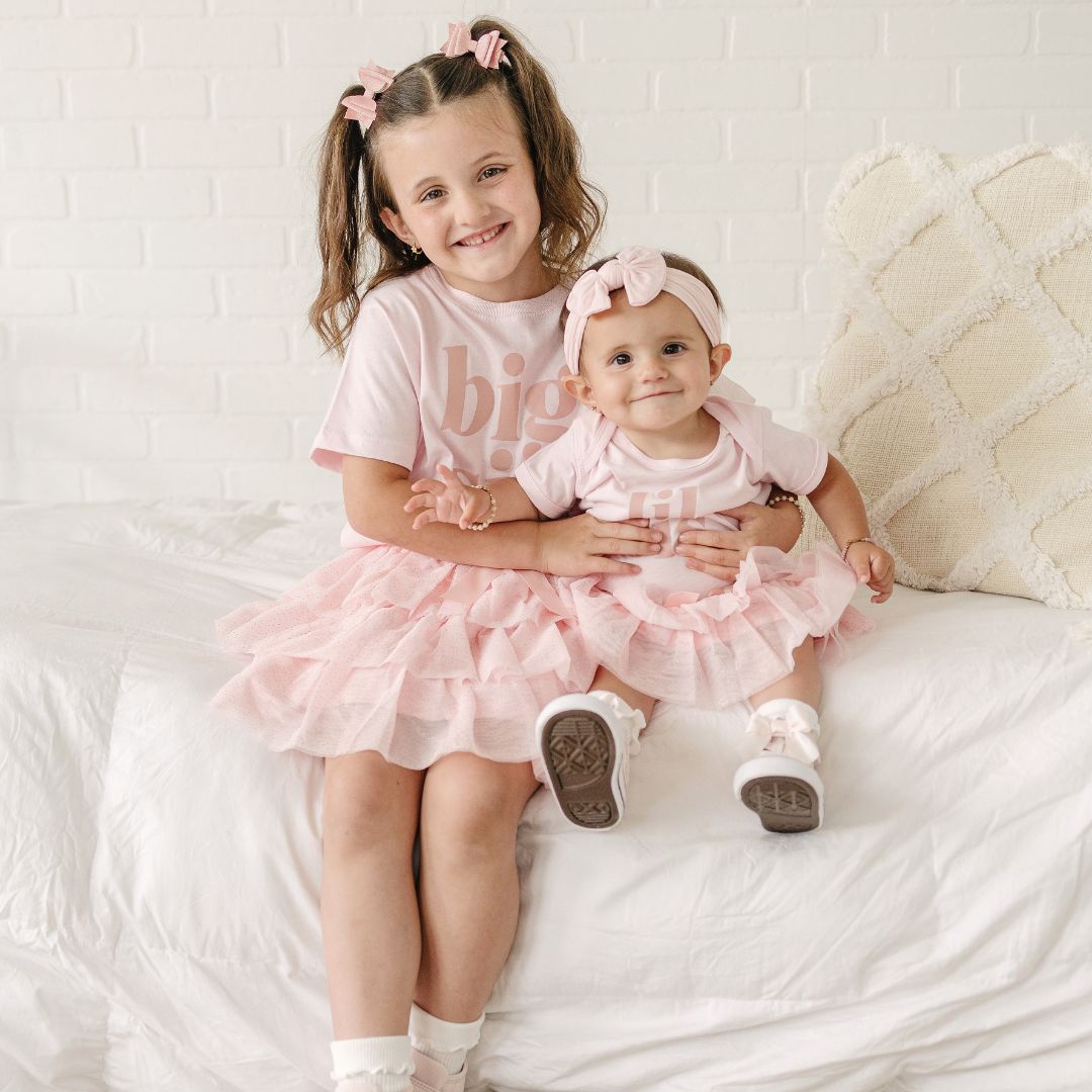 Big Sis Short Sleeve T-Shirt - Ballet