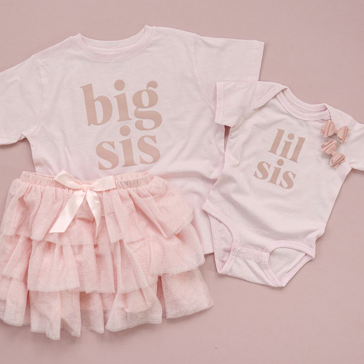 Big Sis Short Sleeve T-Shirt - Ballet