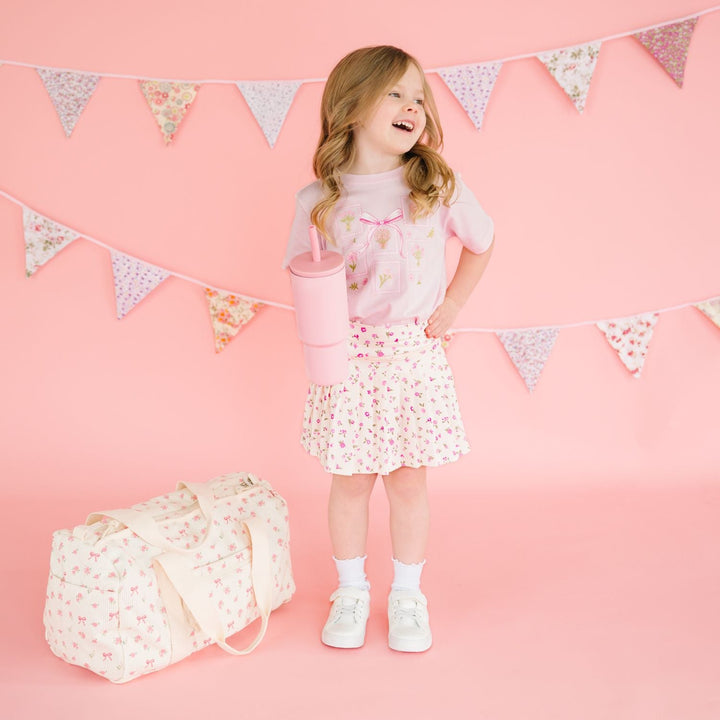 Bouquet Bow Short Sleeve T-Shirt