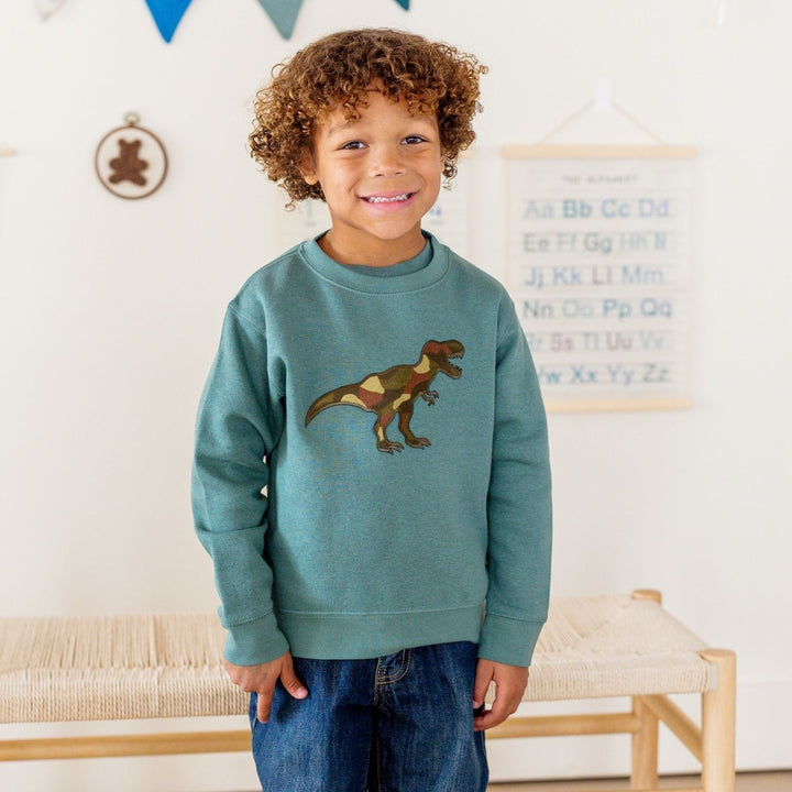 Camo Dino Patch Sweatshirt