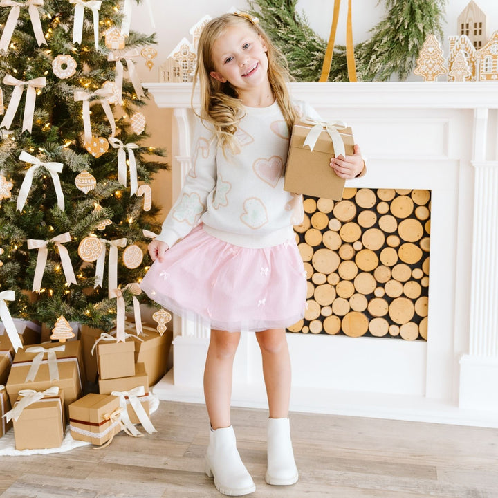 Blush Bows Tutu Skirt