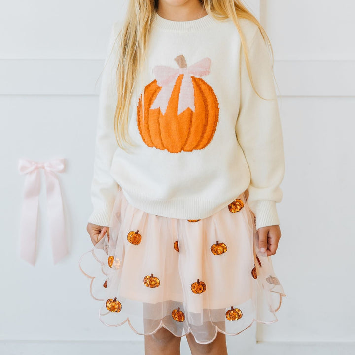 Coquette Pumpkin Sweater