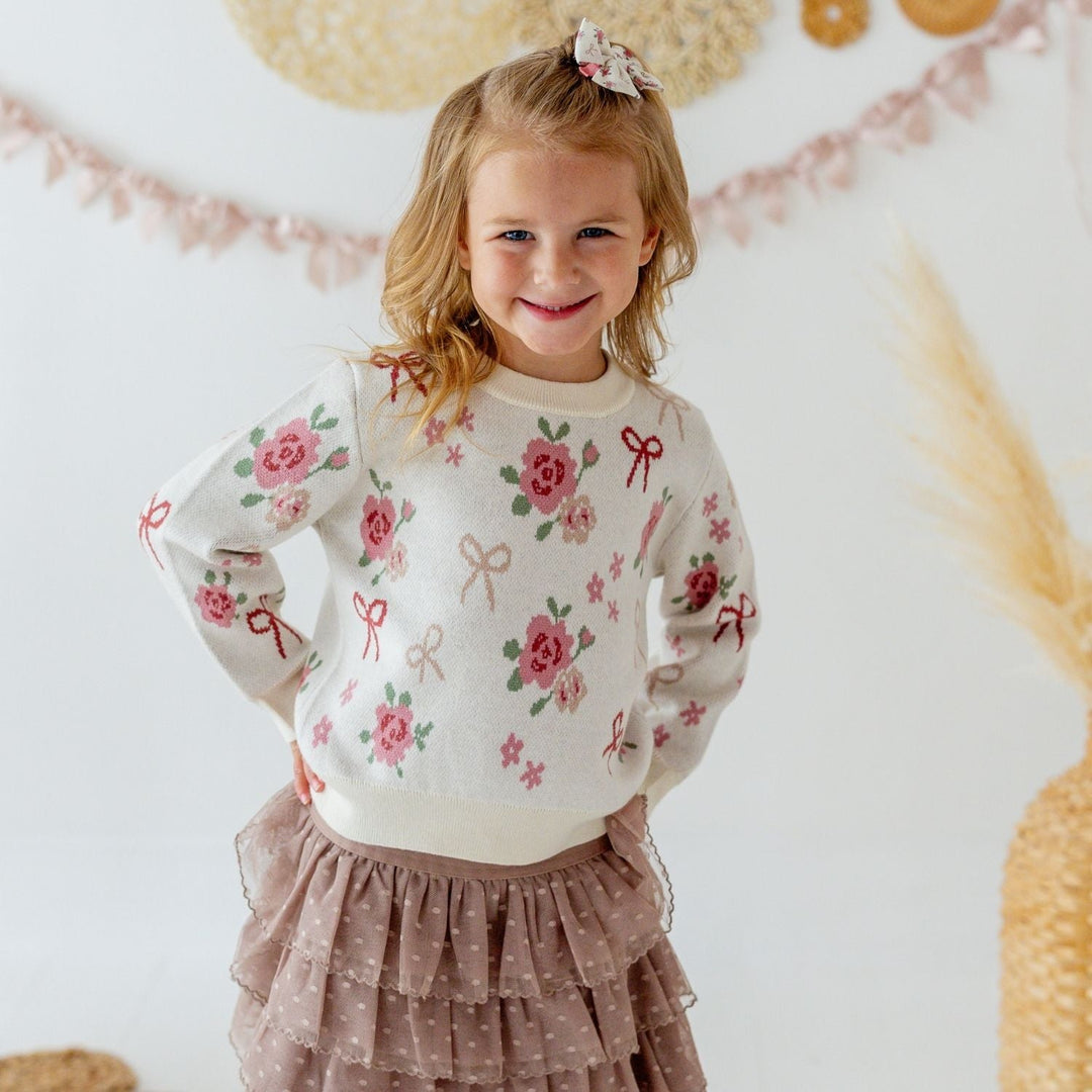 Coquette Rose Sweater