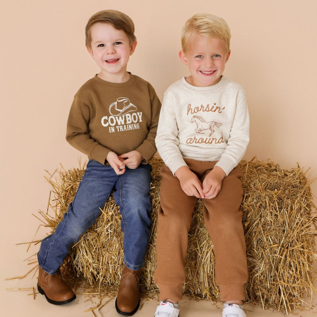 Cowboy In Training Western Sweatshirt