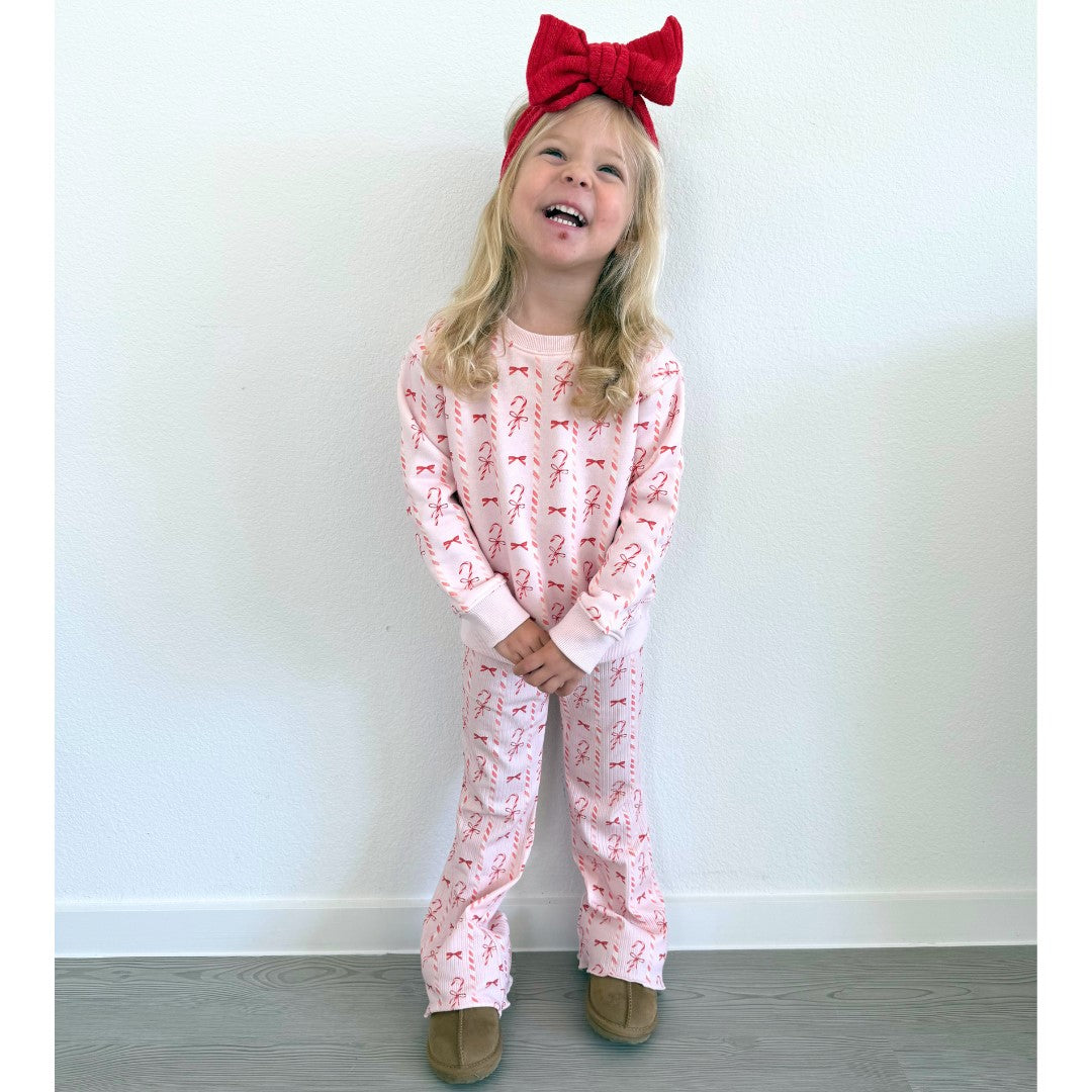 Candy Cane Lane Christmas Sweatshirt - Ballet