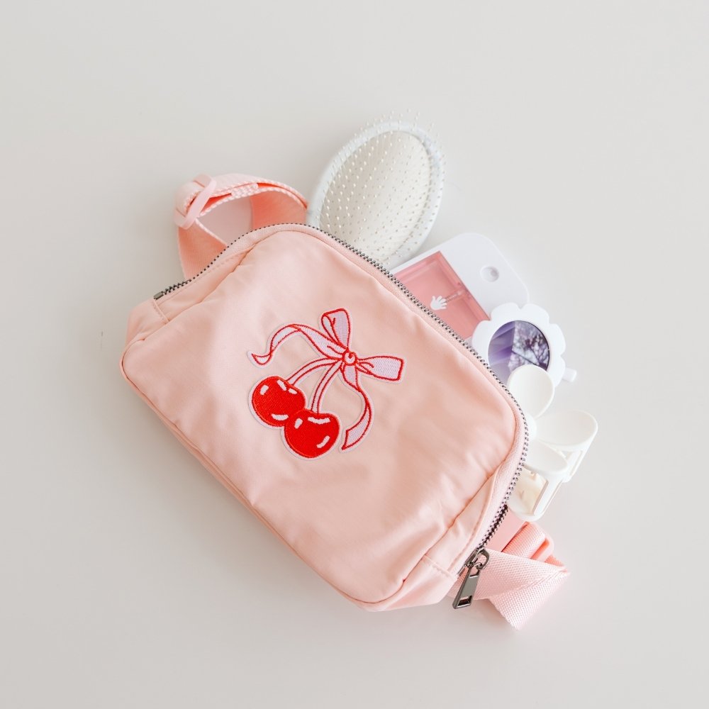 Cherry Coquette Patch Belt Bag