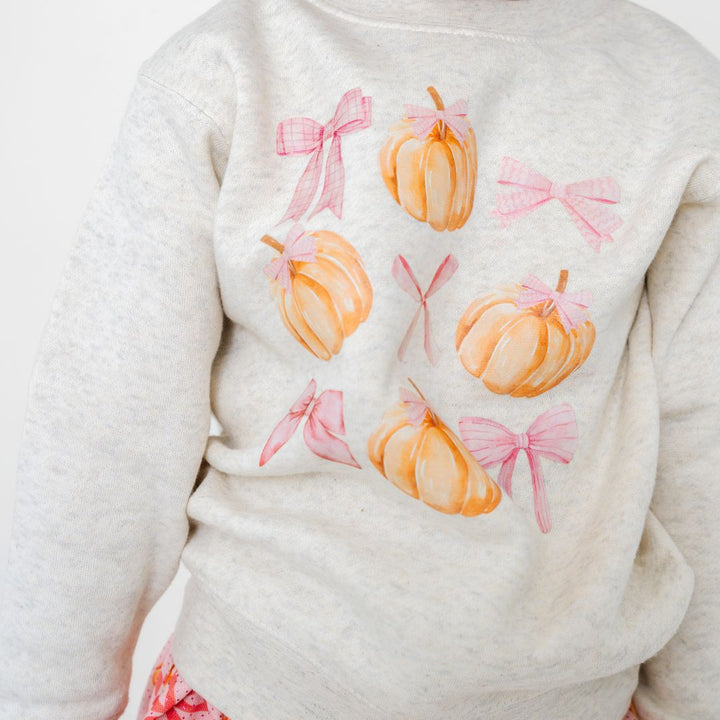 Coquette Pumpkin Sweatshirt - Natural