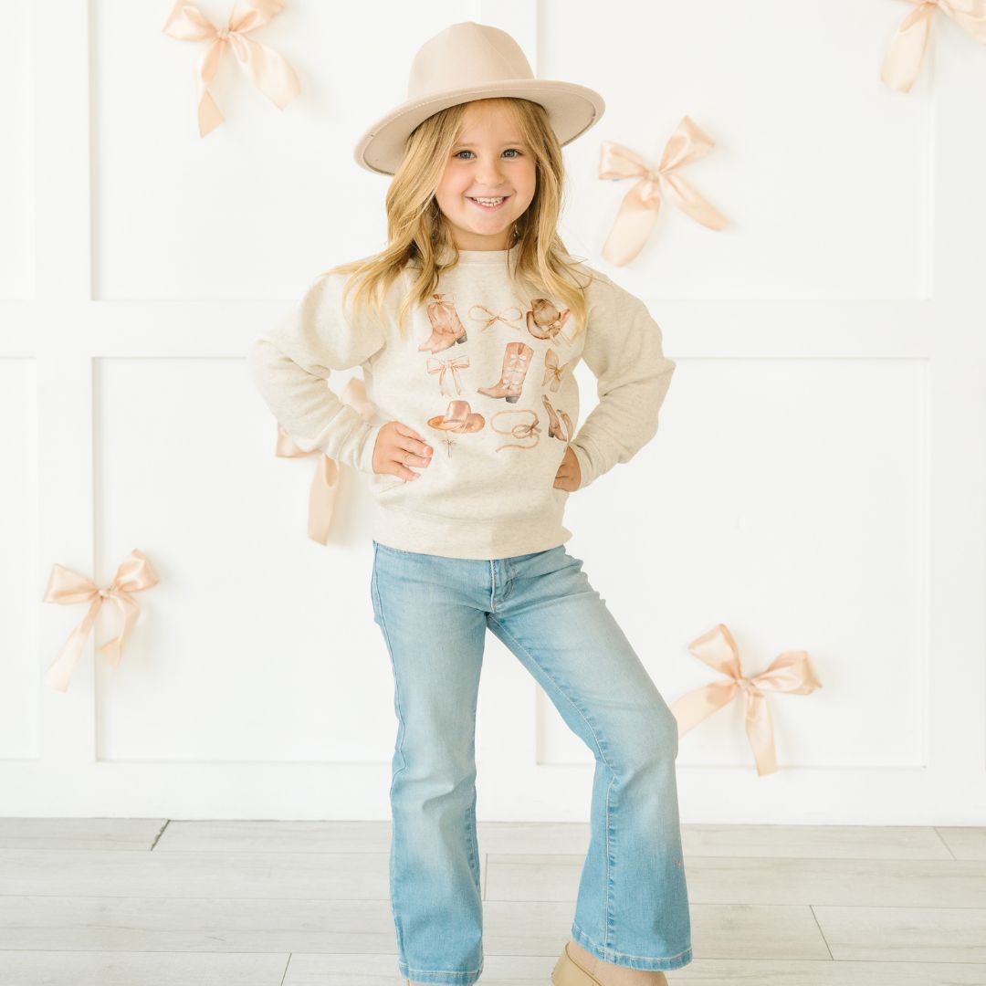 Cowgirl Cutie Sweatshirt - Natural