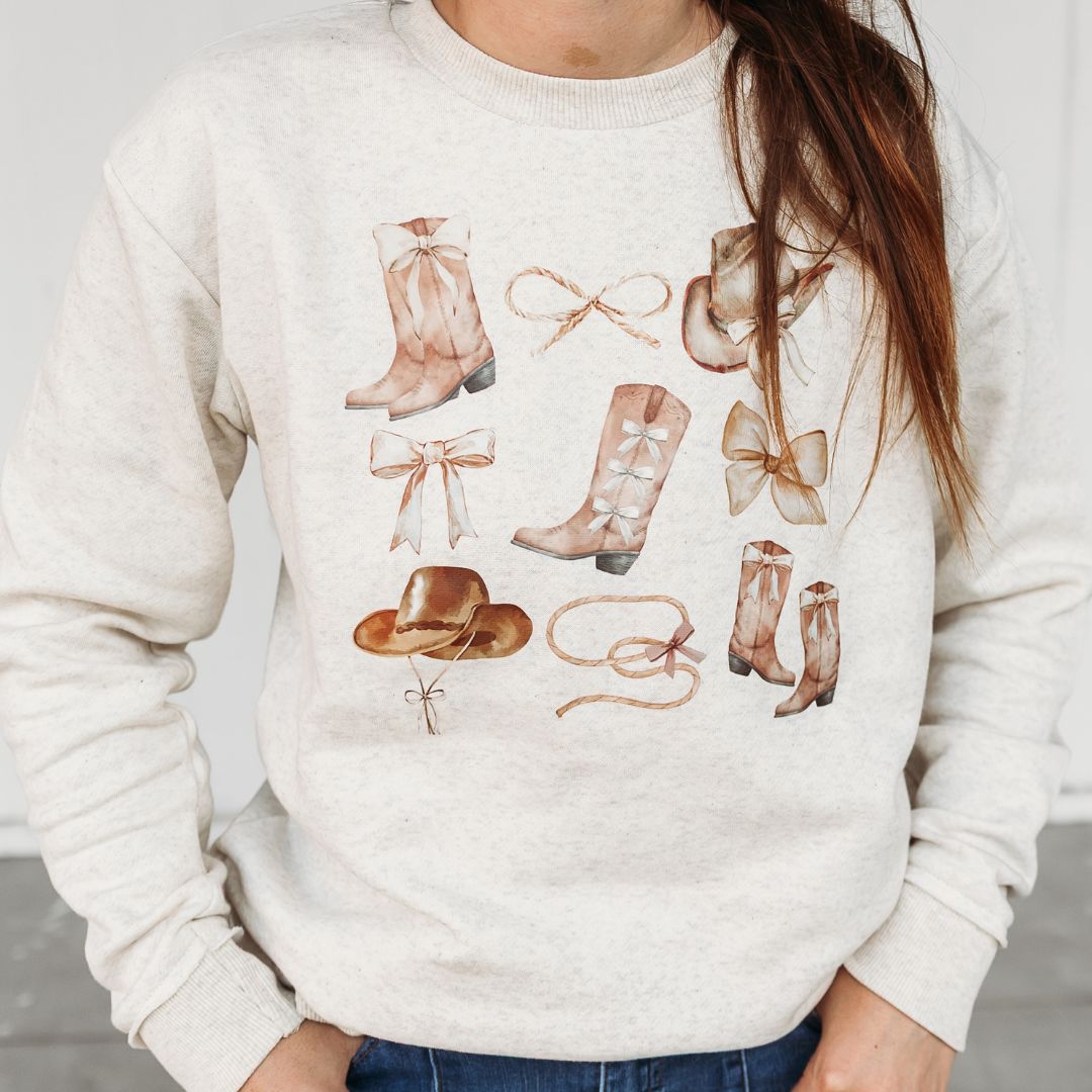 Cowgirl Cutie Women's Sweatshirt - Natural