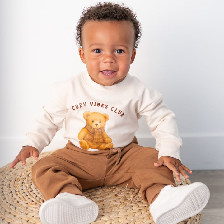 Cozy Teddy Long Sleeve Romper