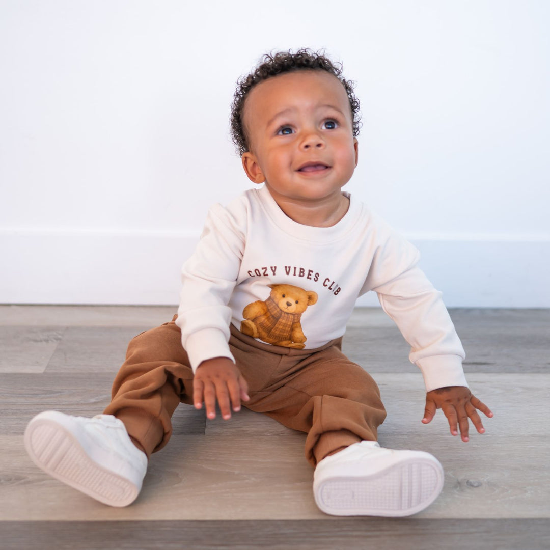 Cozy Teddy Long Sleeve Romper