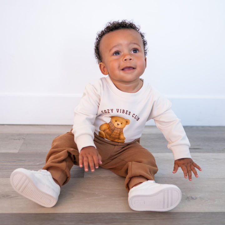 Cozy Teddy Long Sleeve Romper