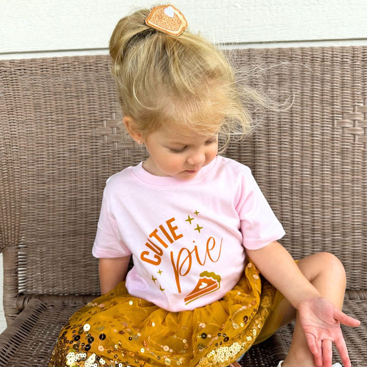 Cutie Pie Thanksgiving Short Sleeve T-Shirt - Ballet