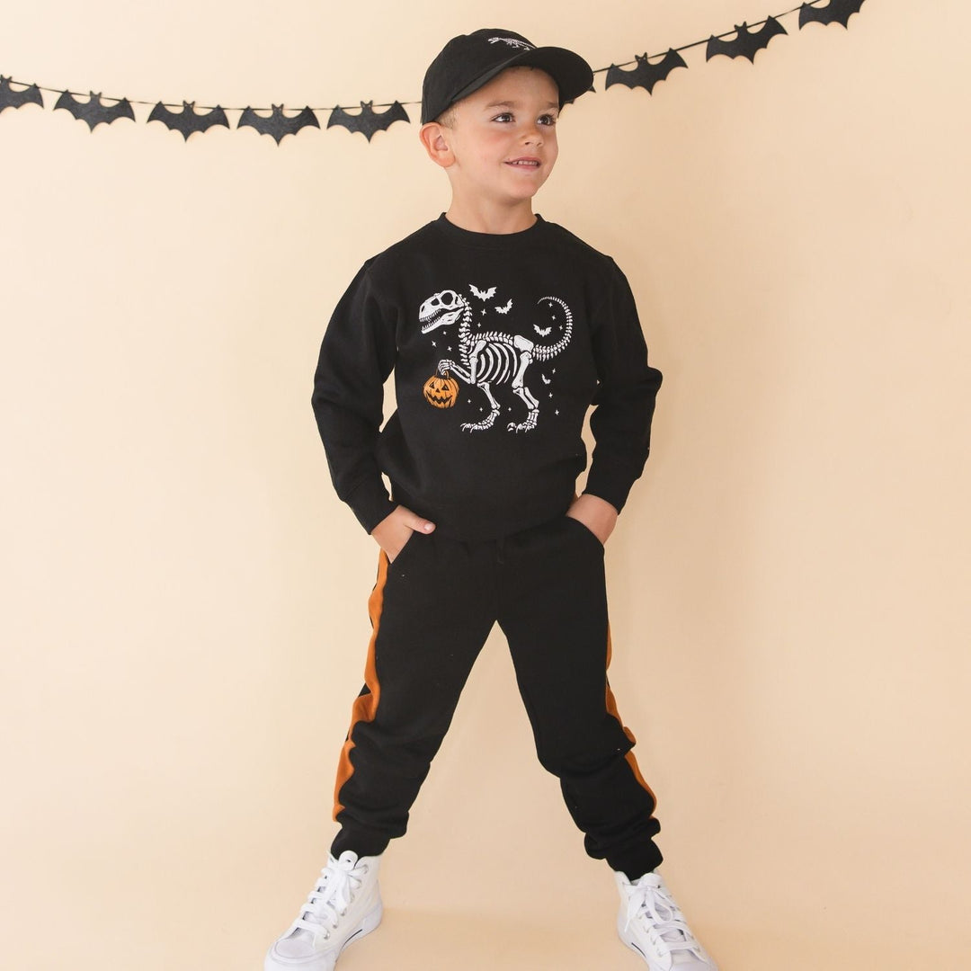 Dinosaur Skeleton Patch Halloween Baseball Hat