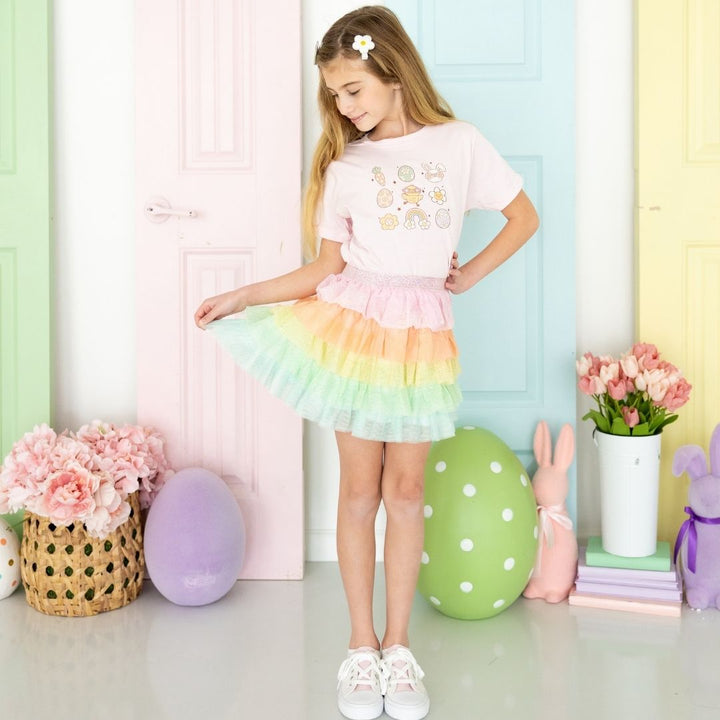 Groovy Chick Easter Short Sleeve T-Shirt - Ballet