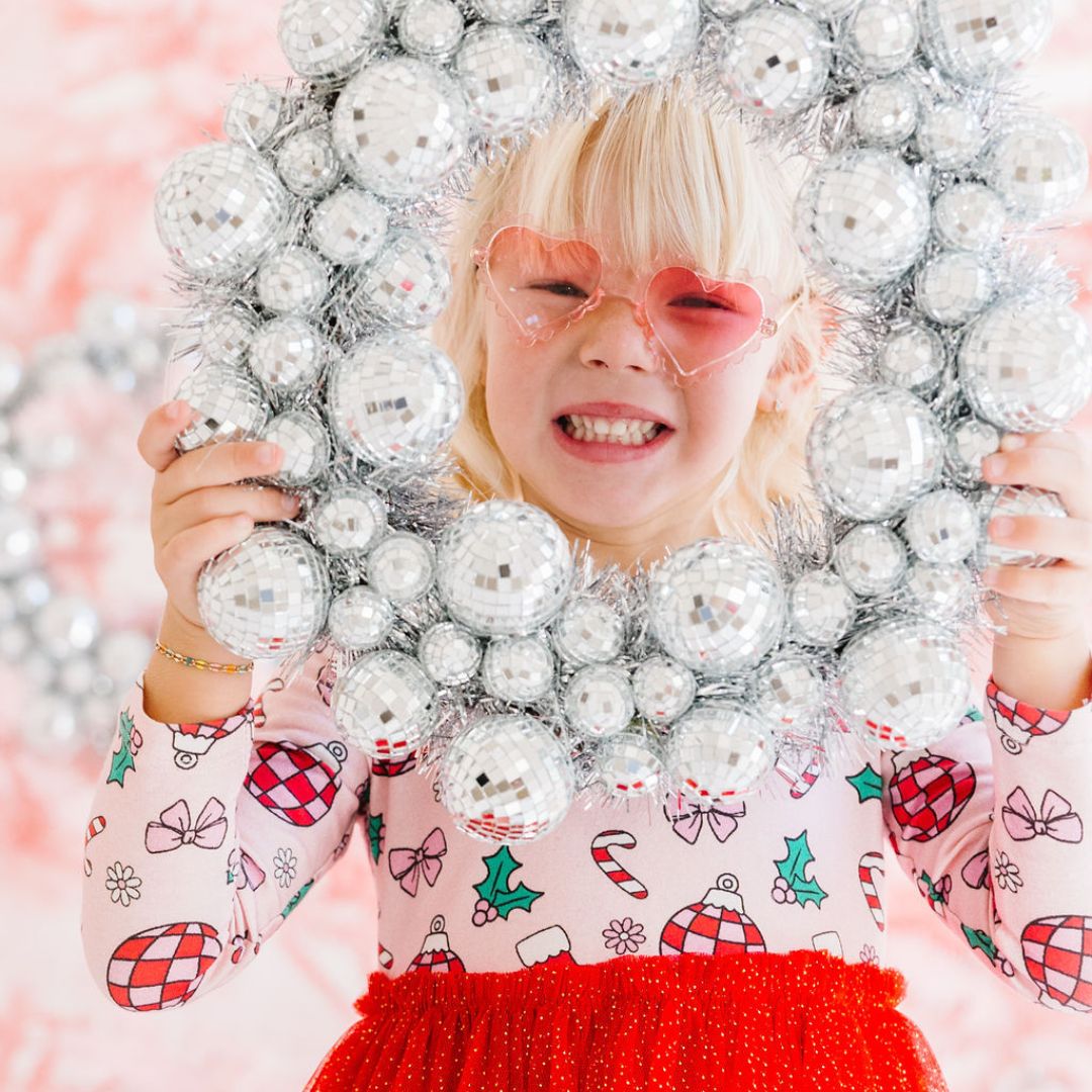 Disco Christmas Long Sleeve Tutu Dress – Sweet Wink