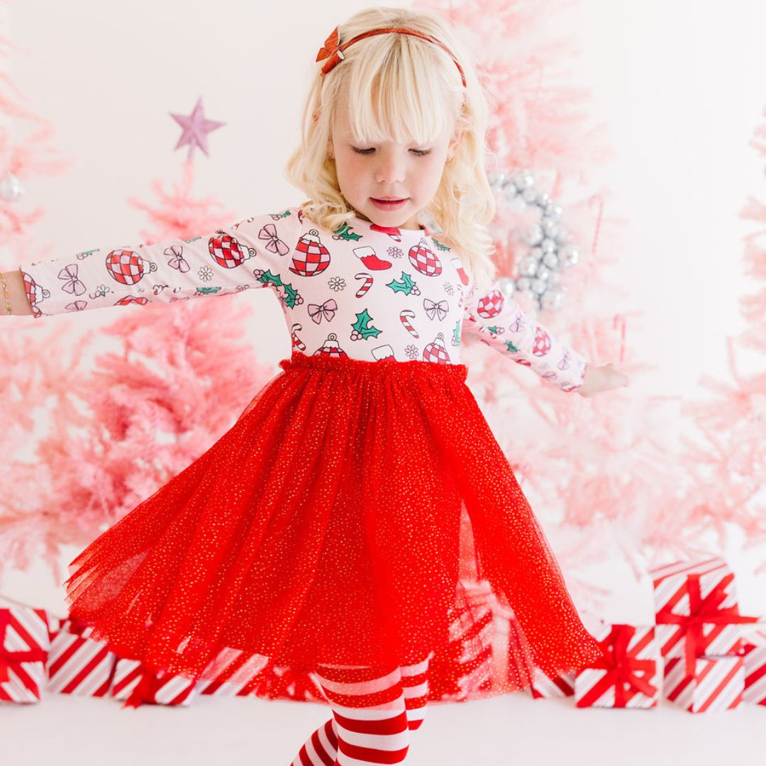 knee length dresses for ladies Baby Girl Christmas Dress 24M main image 1