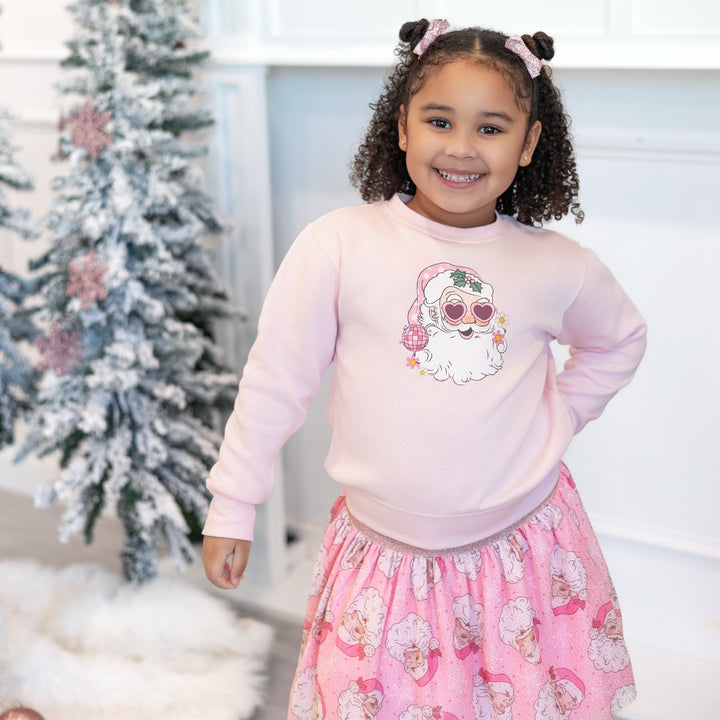 Disco Santa Christmas Sweatshirt - Ballet