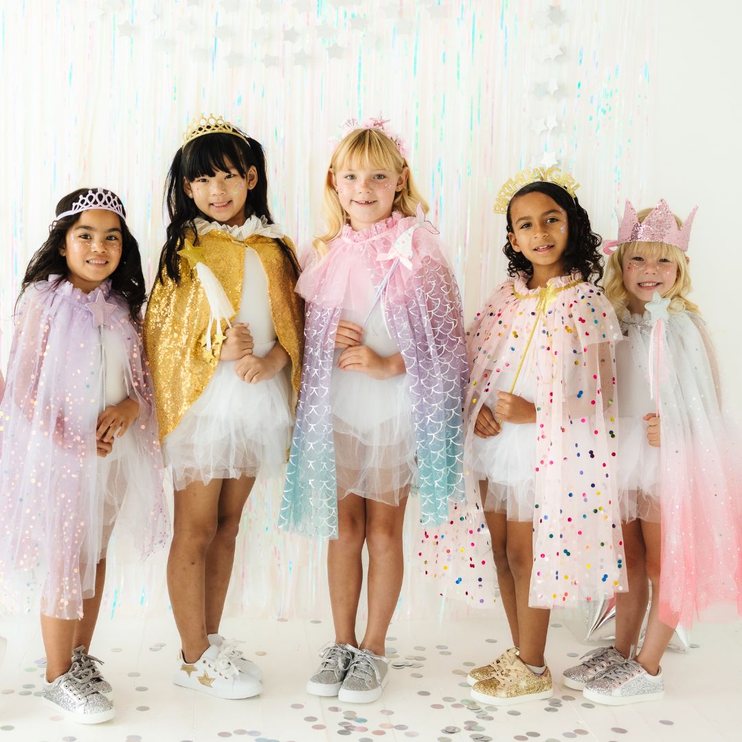 Gold Sequin Cape