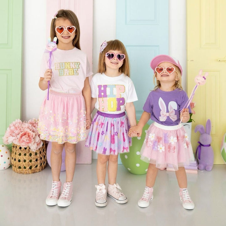 Pastel Rainbow Easter Bunny Wand