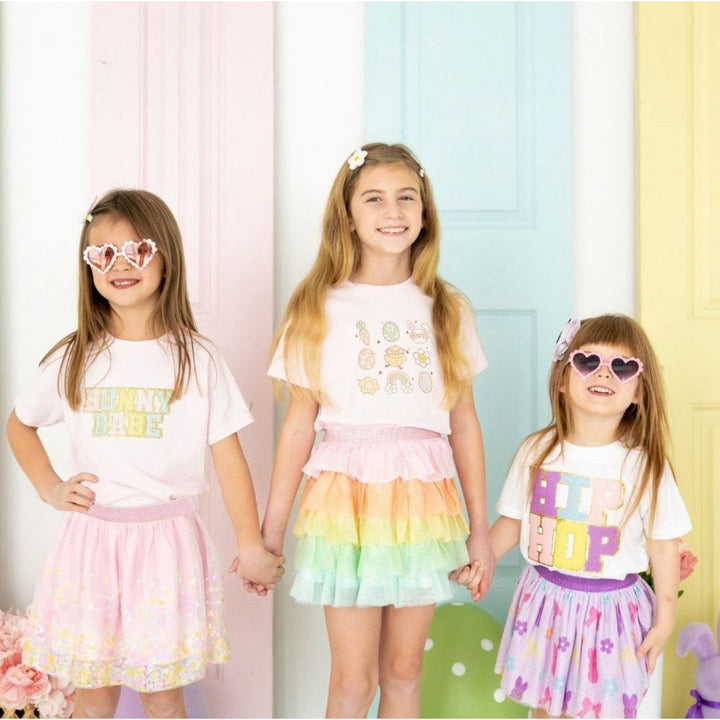 Groovy Chick Easter Short Sleeve T-Shirt - Ballet
