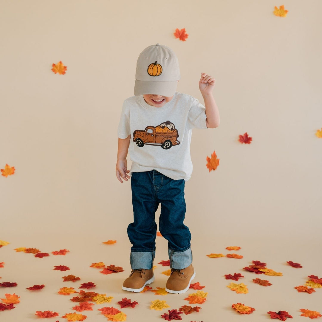 Embroidered Pumpkin Patch Baseball Hat