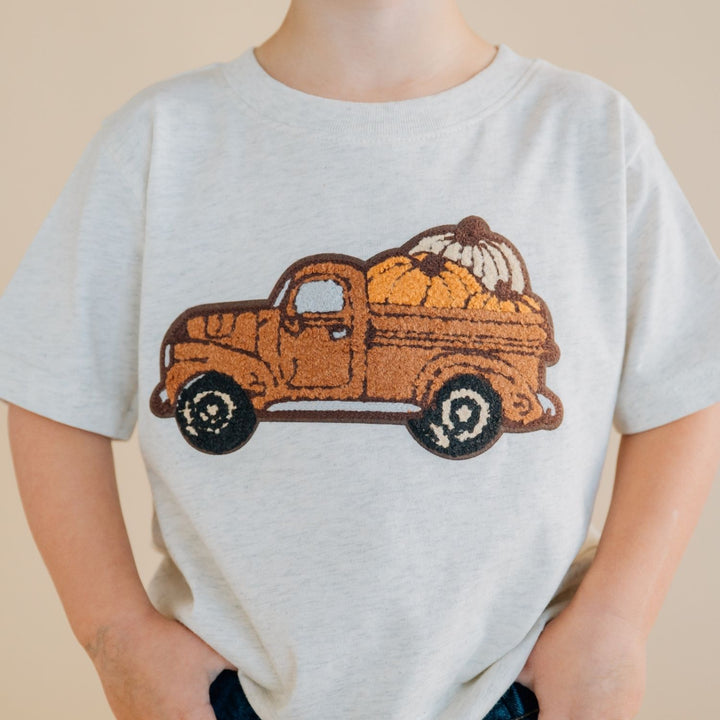 Fall Truck Patch Short Sleeve T-Shirt