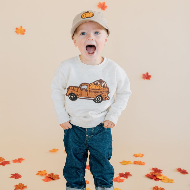 Fall Truck Patch Sweatshirt