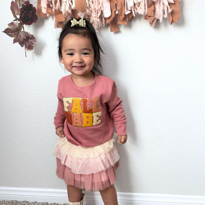 Golden Blush Bow Clip Set