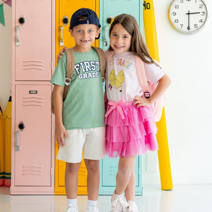 First Grade Varsity Short Sleeve T-Shirt - Sage