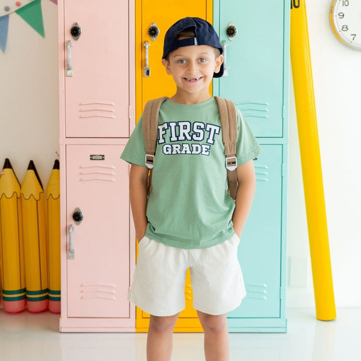 First Grade Varsity Short Sleeve T-Shirt - Sage