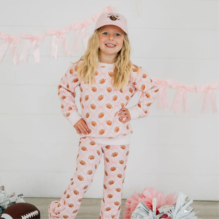 Football Trellis Flare Legging