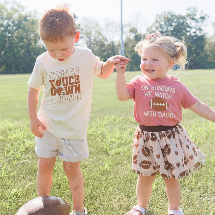 Touchdown Echo Short Sleeve T-Shirt - Natural