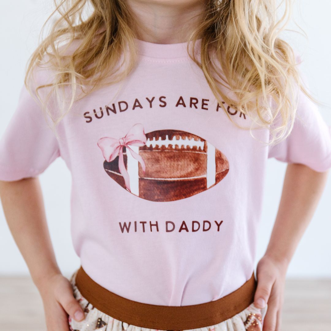 Football With Daddy Short Sleeve T-Shirt - Ballet