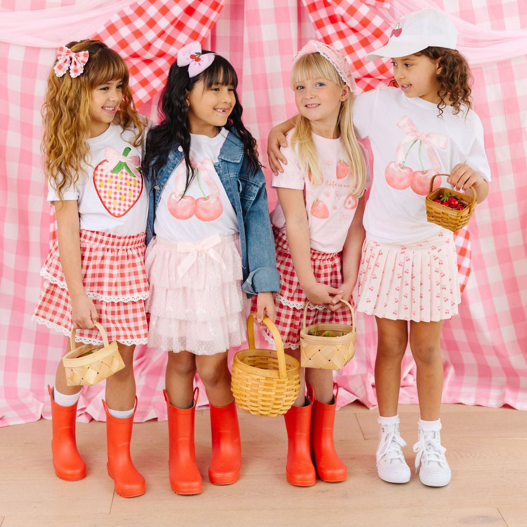 Life Is Sweet Strawberry Short Sleeve T-Shirt - Ballet