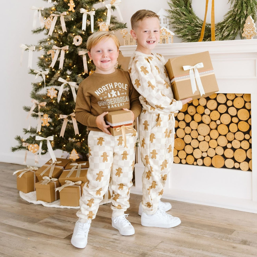 North Pole Gingerbread Christmas Sweatshirt