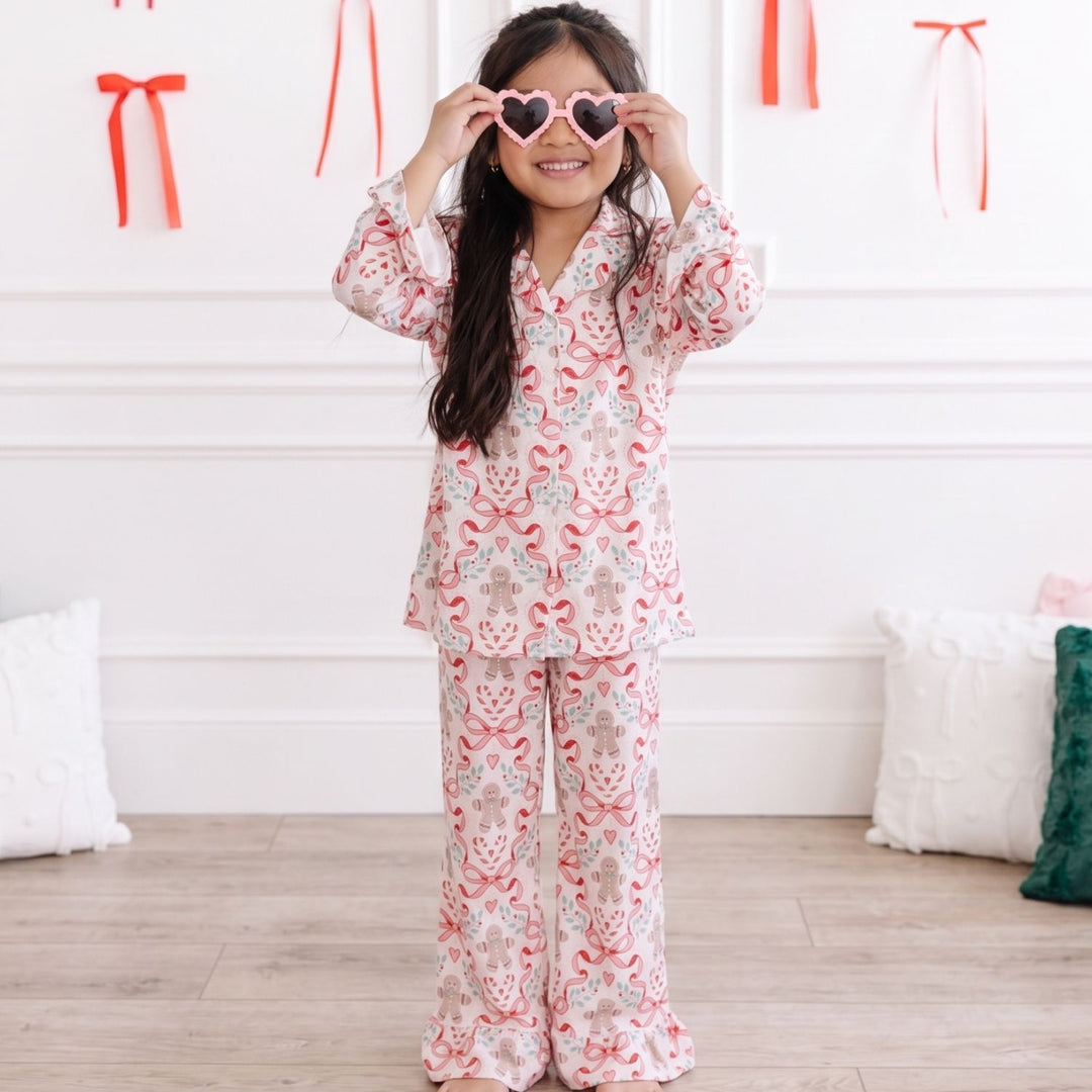 Gingerbread Trellis Christmas Two-Piece Set
