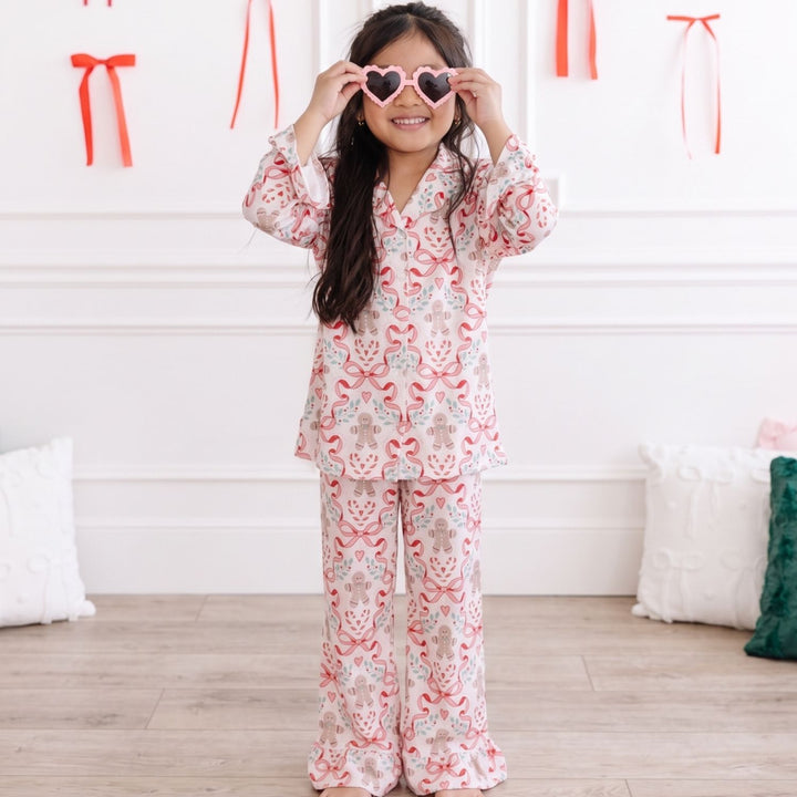 Gingerbread Trellis Christmas Two-Piece Set