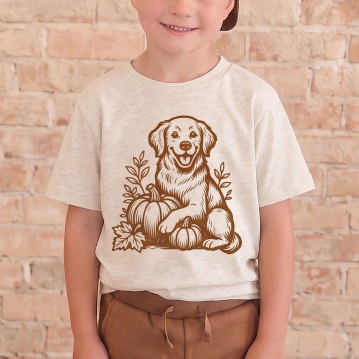 Golden Retriever Harvest Short Sleeve T-Shirt