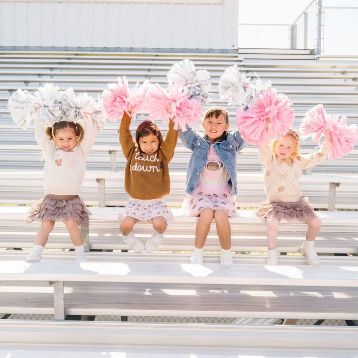 Game Day Glitter Bow Clip Set