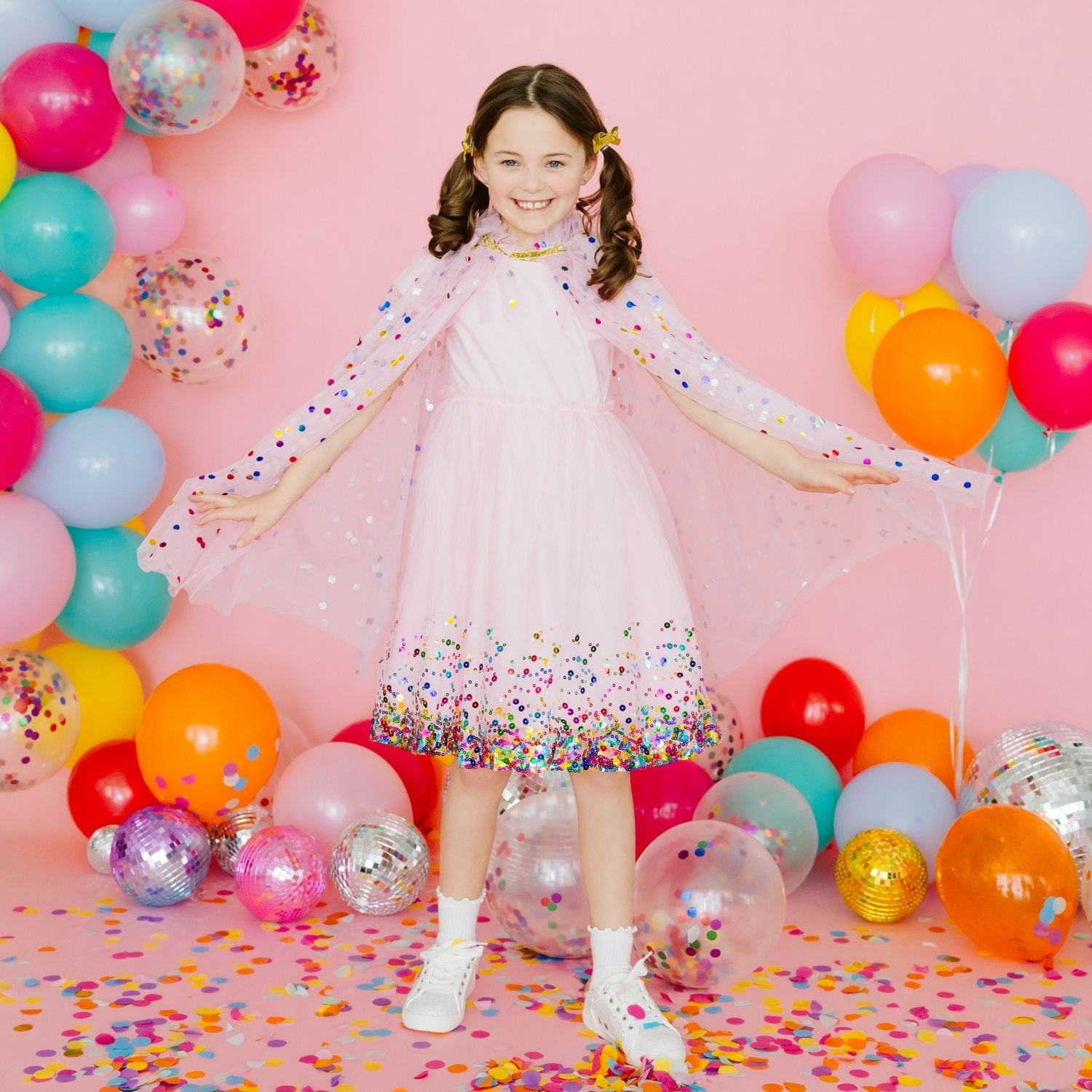 pink and gold tutu dress Rose Gold Tutu Dress – Little Adventures main image 1