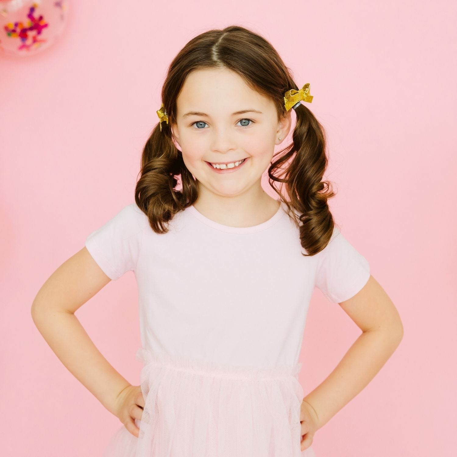 short sleeve pink dress SSYS White Trim Active XS Short Sleeve Fashion design 2 Sweet Wink Toddler Girls Pink
